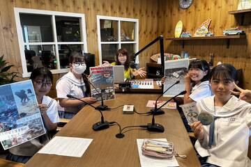 川平中学校「ラジオCM班」の皆様にお越しいただきました！