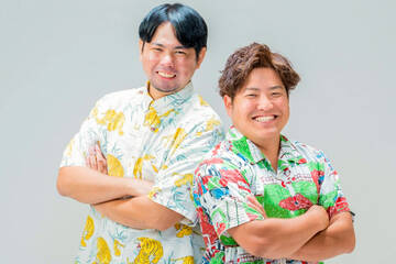 石垣島のお笑い芸人「ババスペ」が八重山毎日新聞に掲載されました！