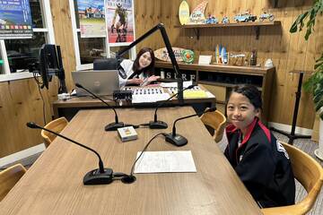 職場体験に来ました。石垣第二中学校の鈴木杏奈です！